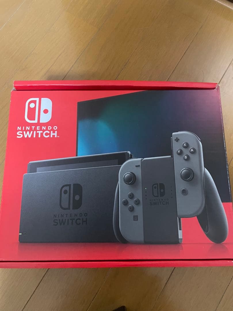 Nintendo Switch 本体 グレー　ソフト３本　 外付けコントロール付