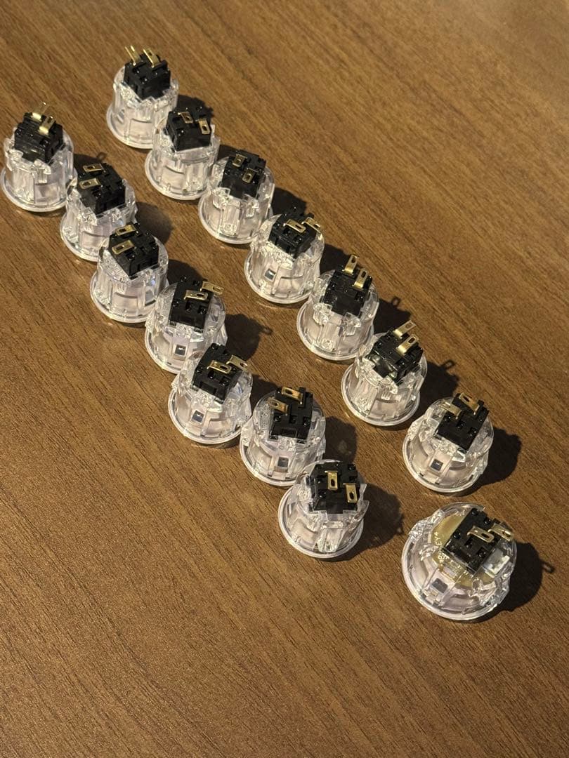 QANBA Gravity KS クリア 24/30mm 計15個セット