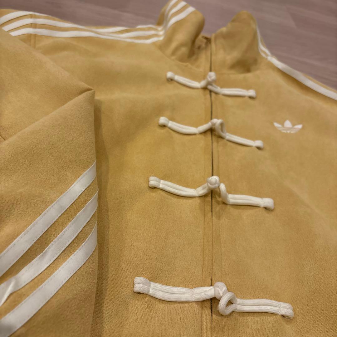 adidas チャイニーズトラックジャケット　イエロー　Sサイズ