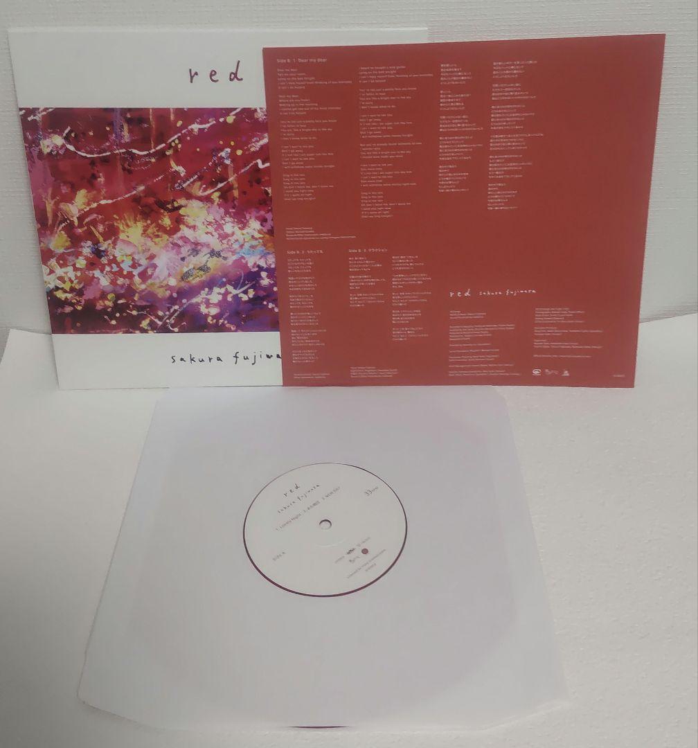 【美品！】藤原さくら　sakura fujiwara　red　レコード