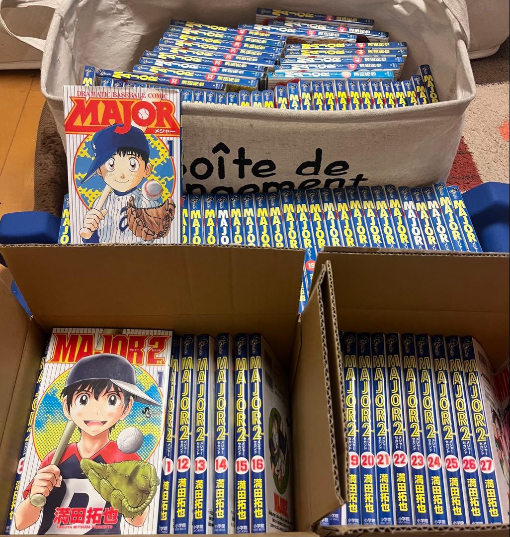 メジャー78巻、メジャー2nd29巻　全巻セット