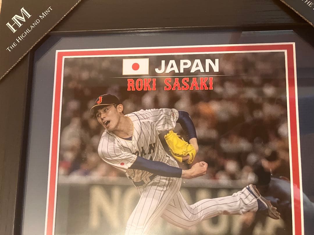 2023 WBC 佐々木朗希選手　ダブルフォトミント 記念メダル