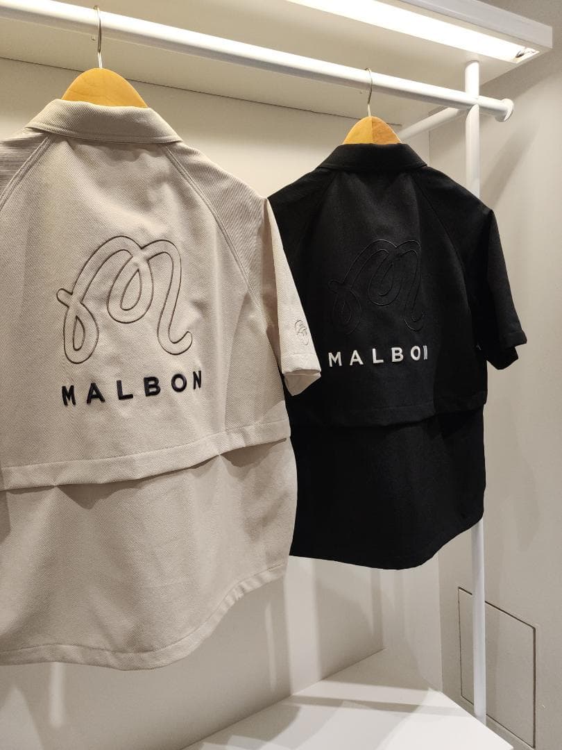 Malbon セットアップ ブラック 上下セット ミニマルデザイン 新品✨⛳