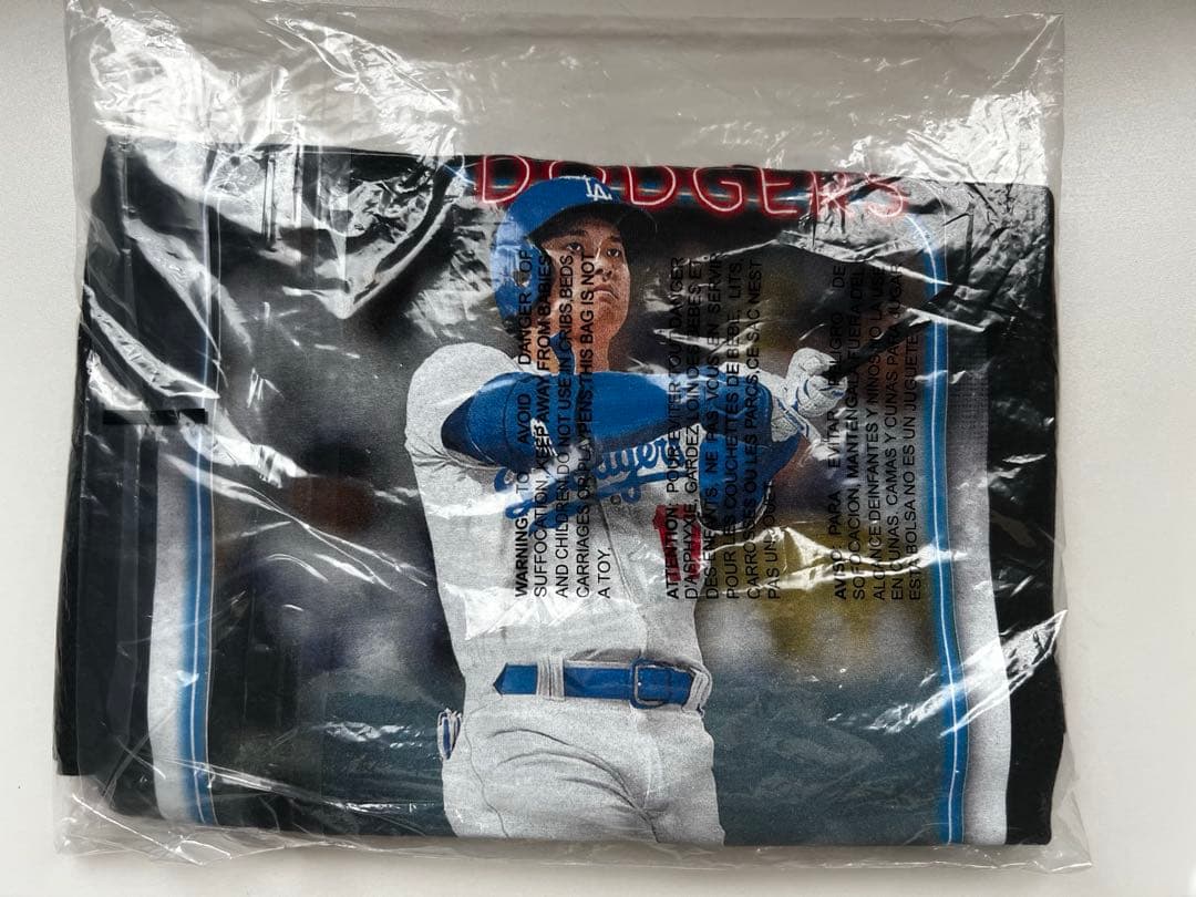 大谷翔平モデル Tシャツ TOPPSコラボ ロサンゼルス ドジャースサイズL