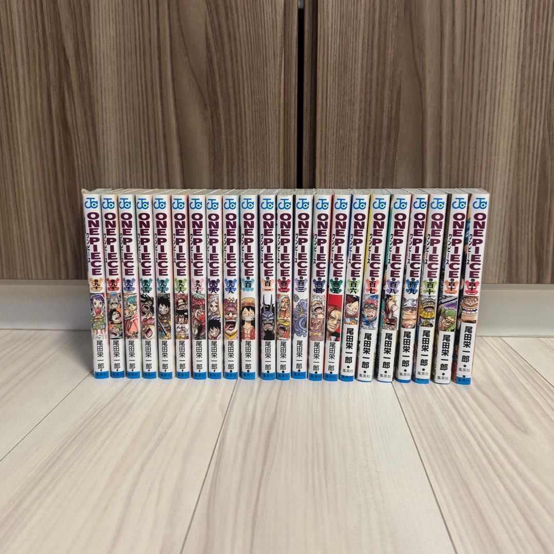 【収納袋付き】ワンピース onepiece 漫画全巻1-112+‪αおまけ