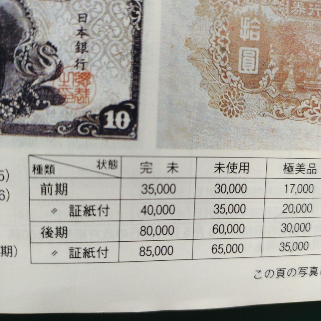 中央,和気清麿4次10円,赤番号後期79組,証紙付10000円‼️の品！「本物」