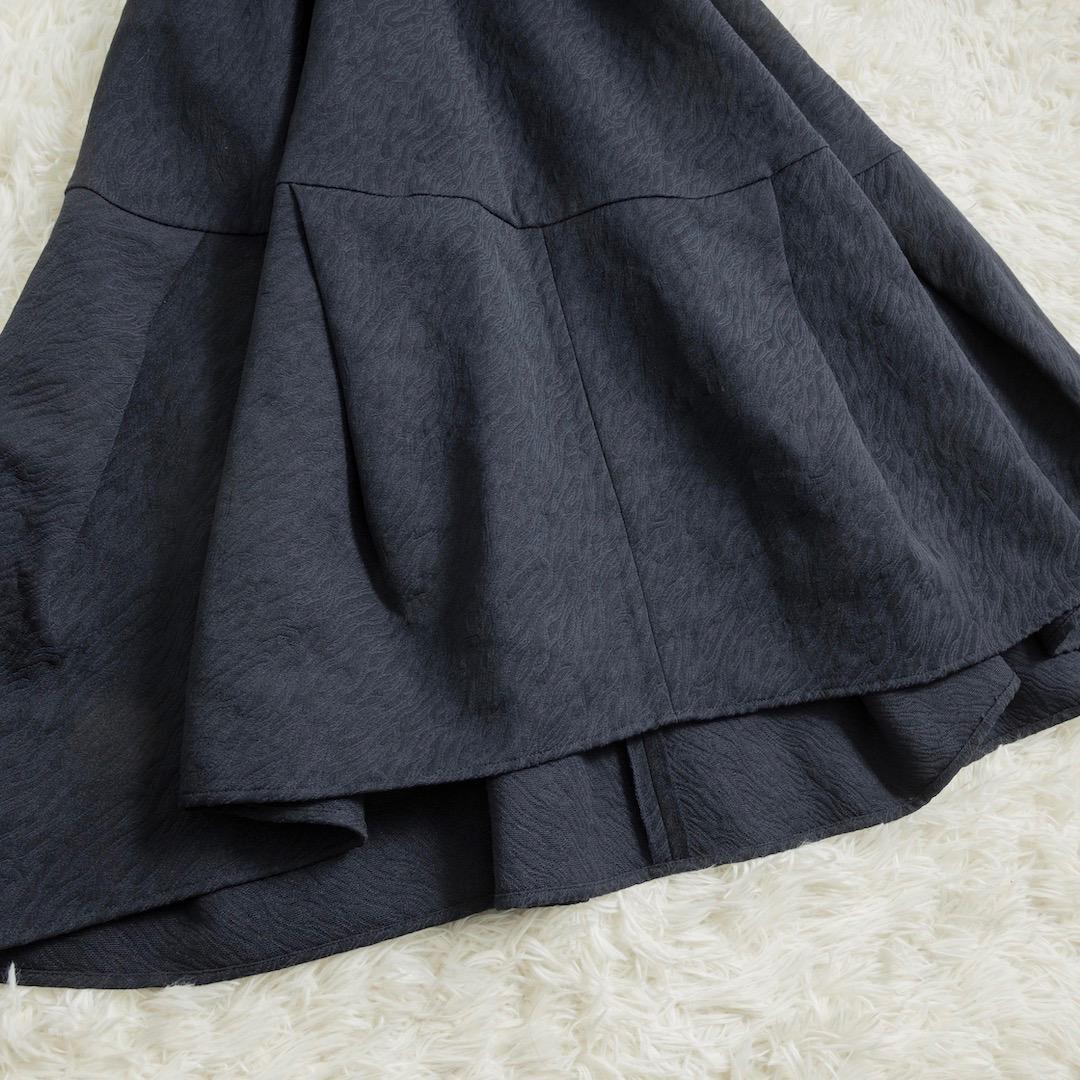 未使用 L’aubeblanc Keyneck Jacquard Dress M
