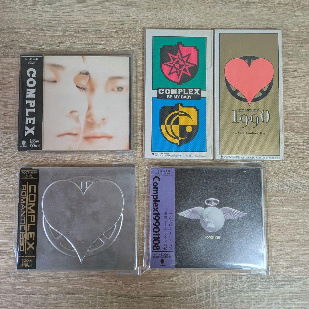COMPLEX 帯付アルバムCD 3枚 シングルCD2枚セット