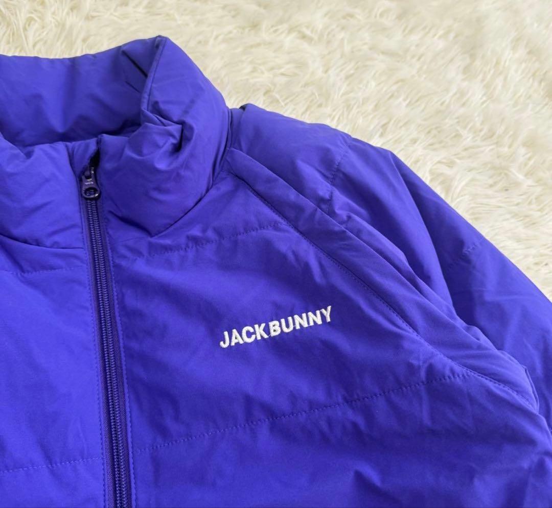 【ジャックバニー】美品 中綿ジャケット パープル 1サイズ レディース 2way