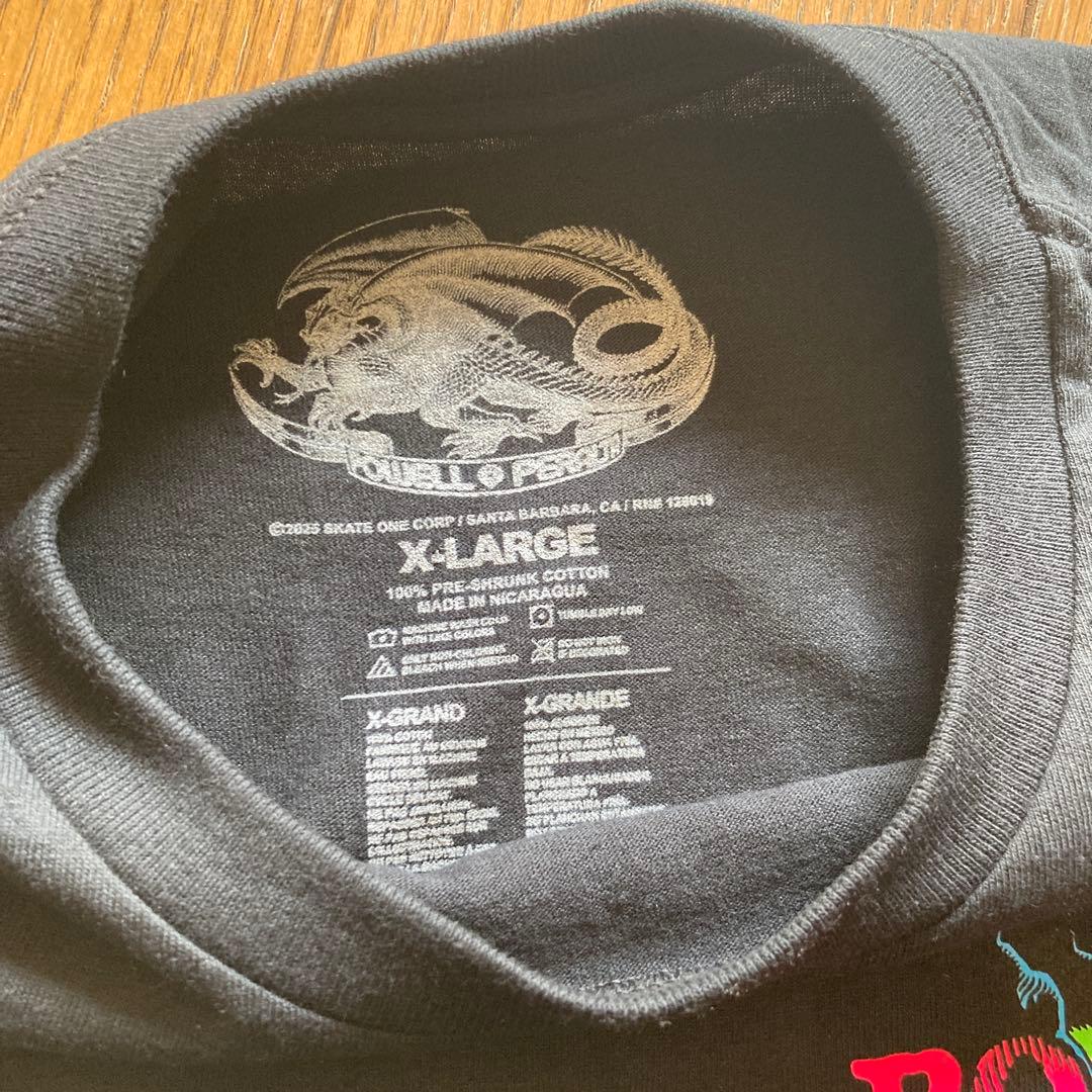 新品 XL POWEEL PERALTA パウエル　SHREDロゴ Tシャツ黒