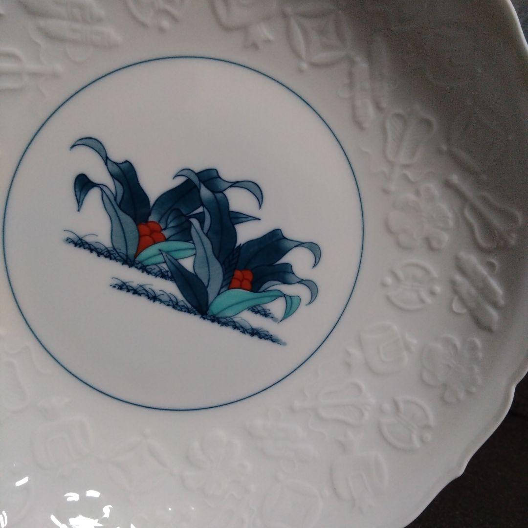 新品 伊万里 鍋島焼 畑萬陶苑 深中皿　お祝い　お花見　新生活