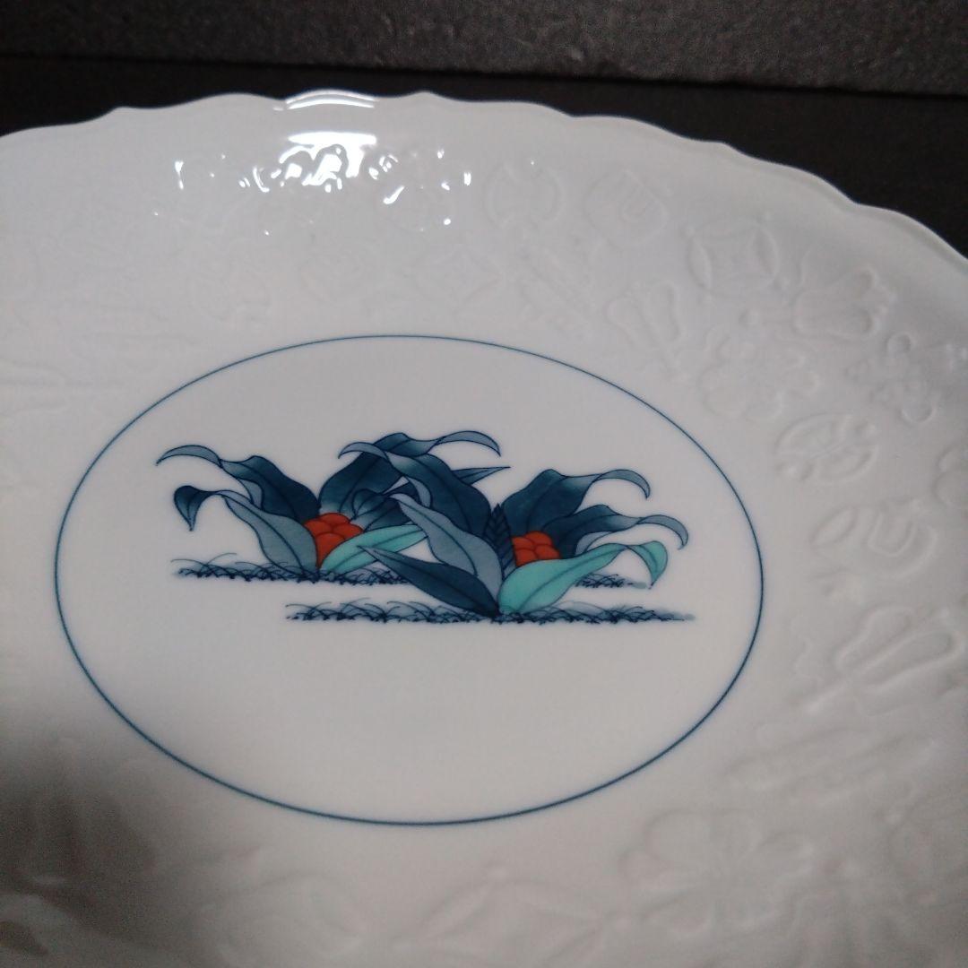 新品 伊万里 鍋島焼 畑萬陶苑 深中皿　お祝い　お花見　新生活
