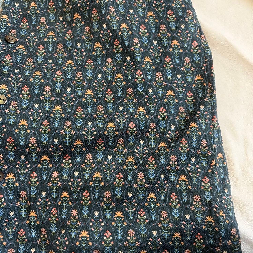Leilian レリアン　シャツ　ブラウス　上質コットン　チュニック風シャツ