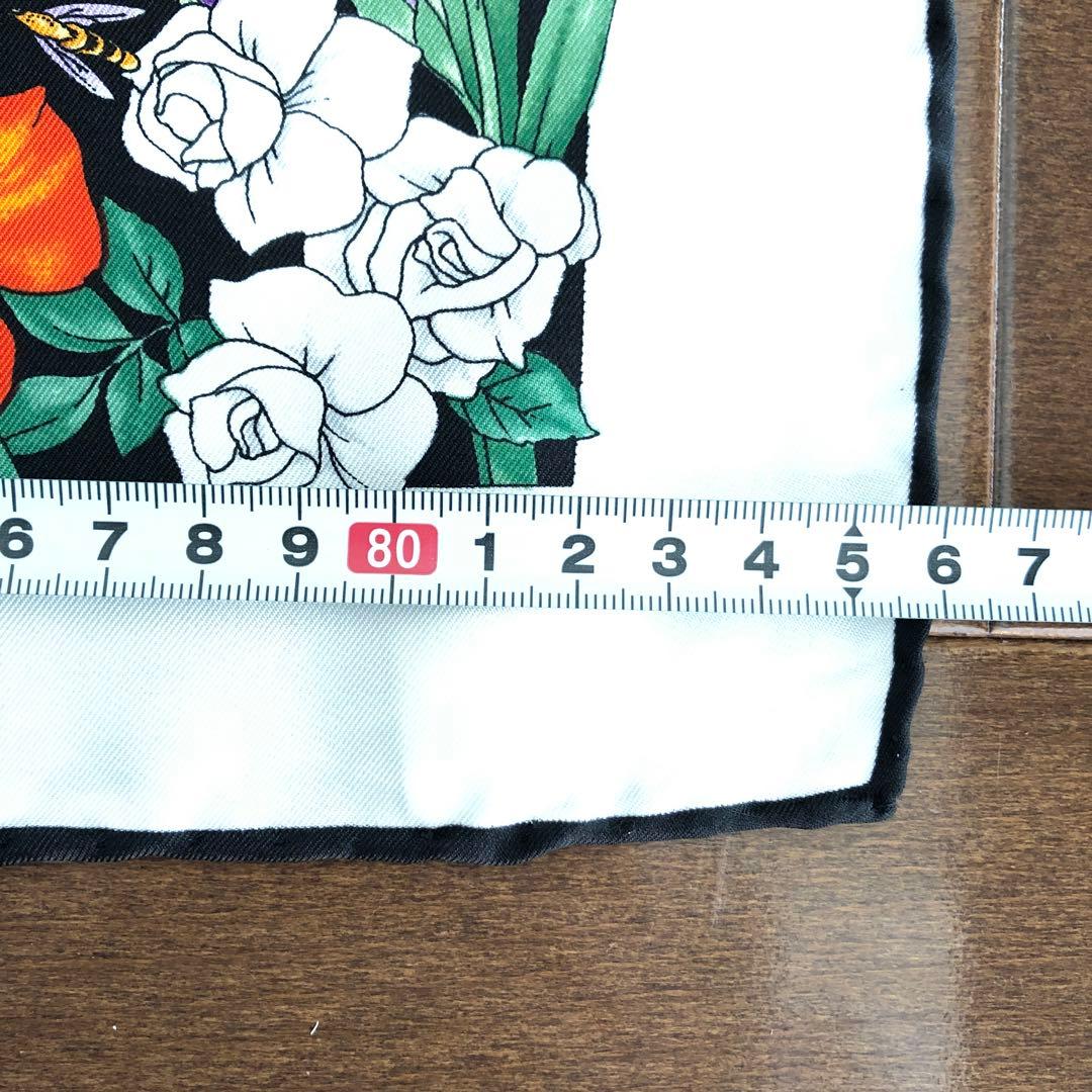gucci シルク　スカーフ　グッチ　イタリア製　SILK オールド　ビンテージ