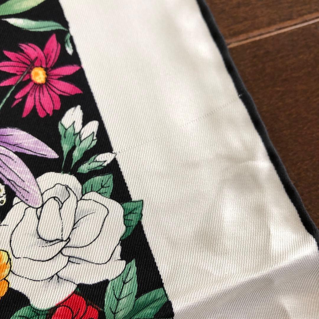 gucci シルク　スカーフ　グッチ　イタリア製　SILK オールド　ビンテージ