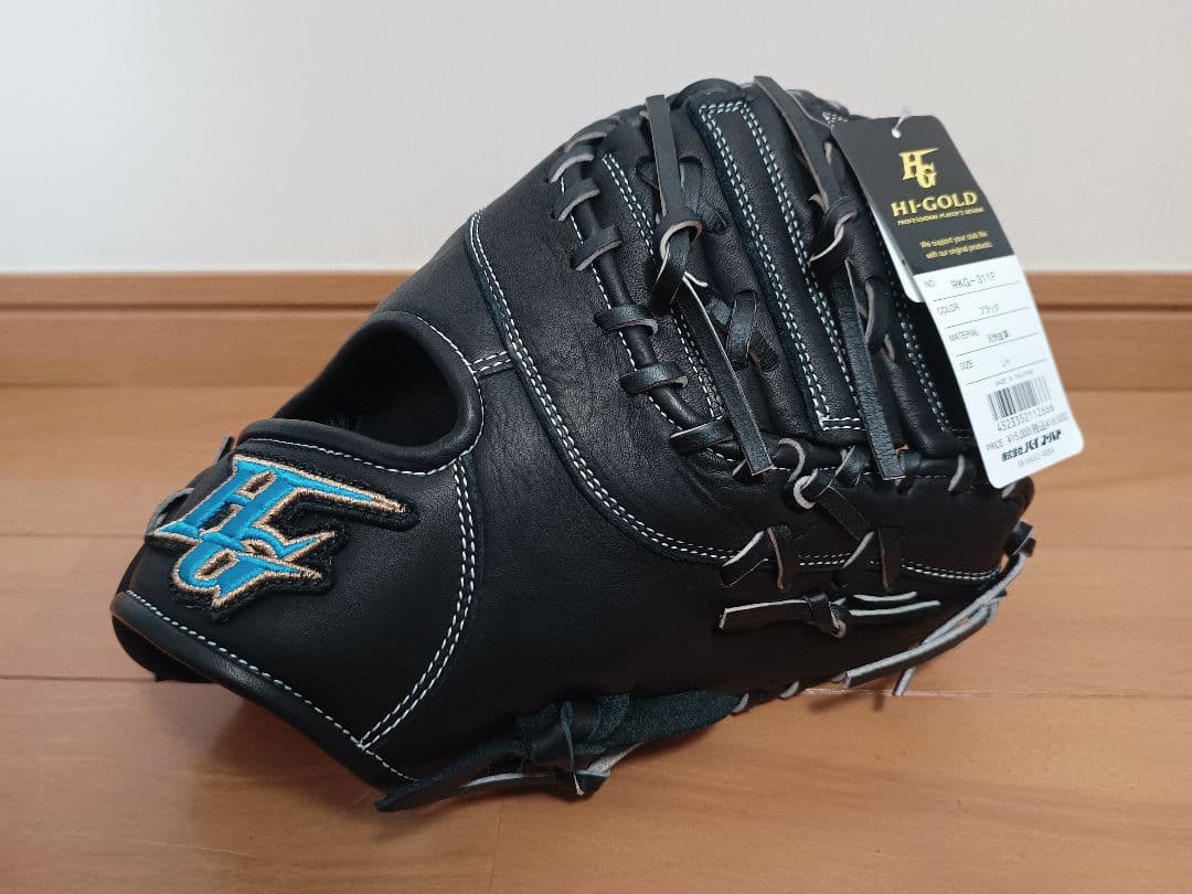 新品 ハイゴールド 少年軟式用ファーストミット RKG-311F