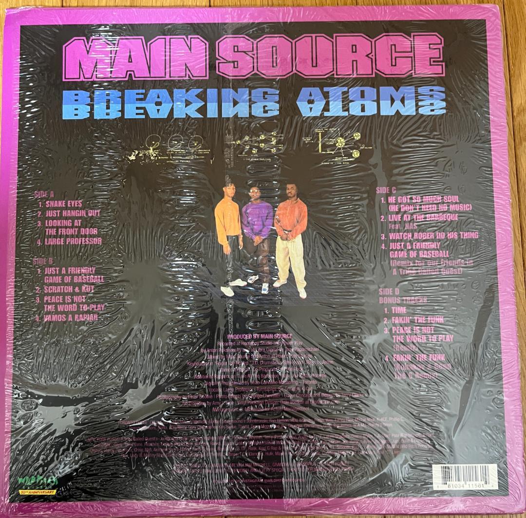 洋楽 2LP MAIN SOURCE BREAKING ATOMS
