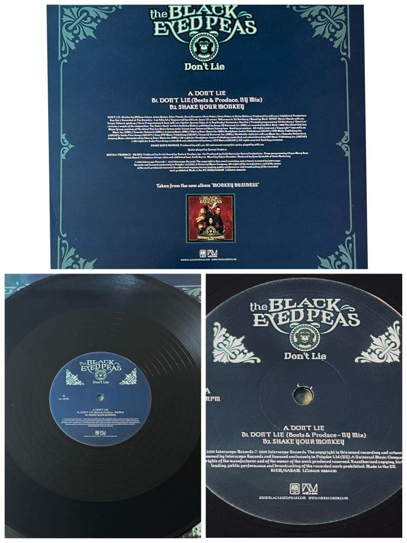 BLACK EYED PEAS ブラックアイドピース アナログレコード6枚セット
