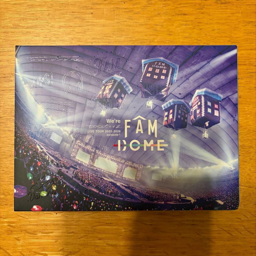 ほぼ新品‼️激安‼️タイムレス　FAM DOME コンサートDVD 初回限定盤‼️
