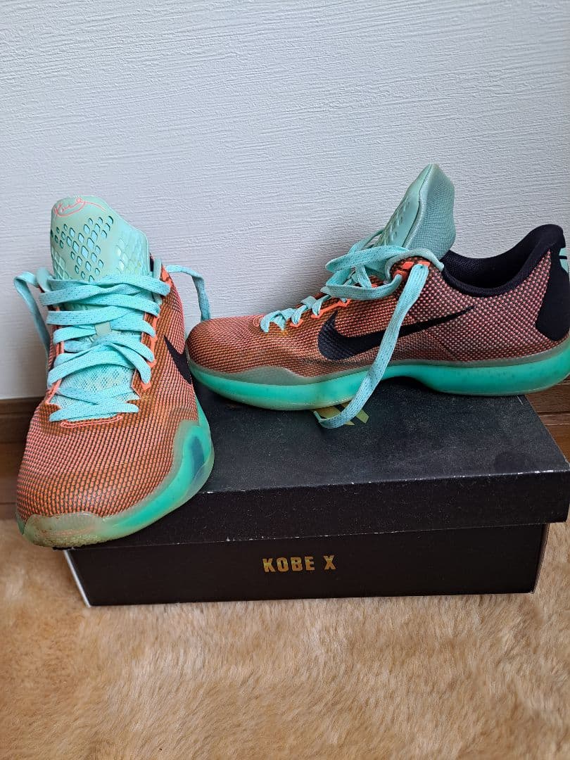 Nike Kobe X オレンジ/ミント