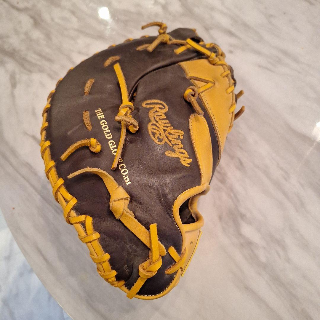 Rawlings The Gold Glove 軟式グローブ 黒/黄