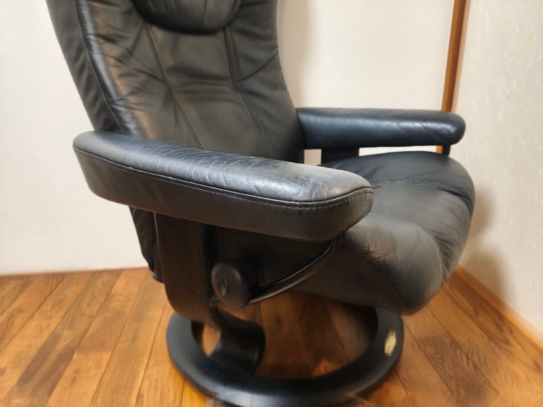 【高級】EKORNES エコーネス ストレスレス 本革 リクライニングチェア