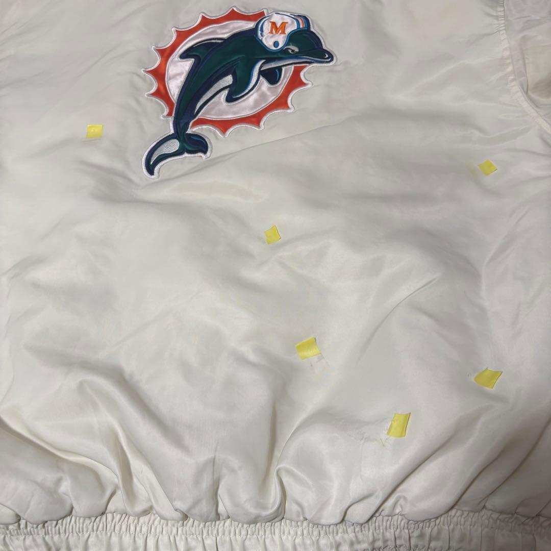 古着Miami Dolphins Starter 中綿ジャケット ホワイト