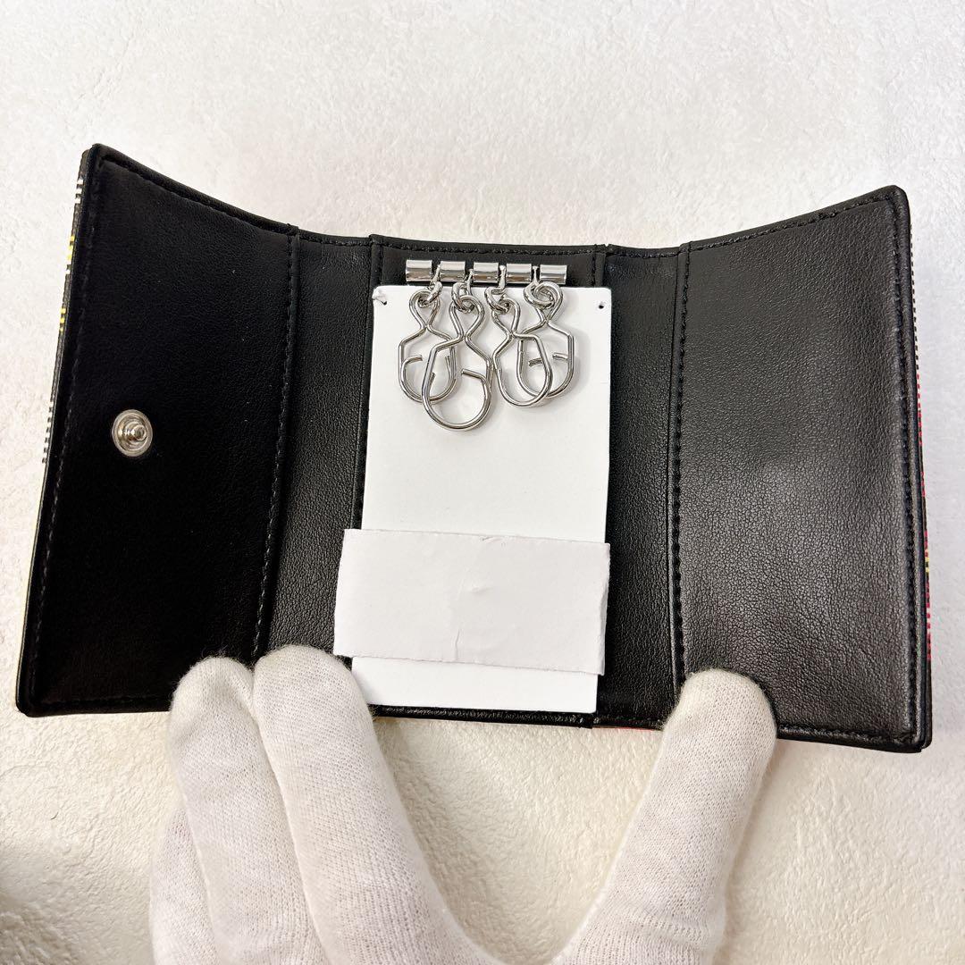 新品 Vivienne Westwood キーケース 4連チェック 箱　付属品付