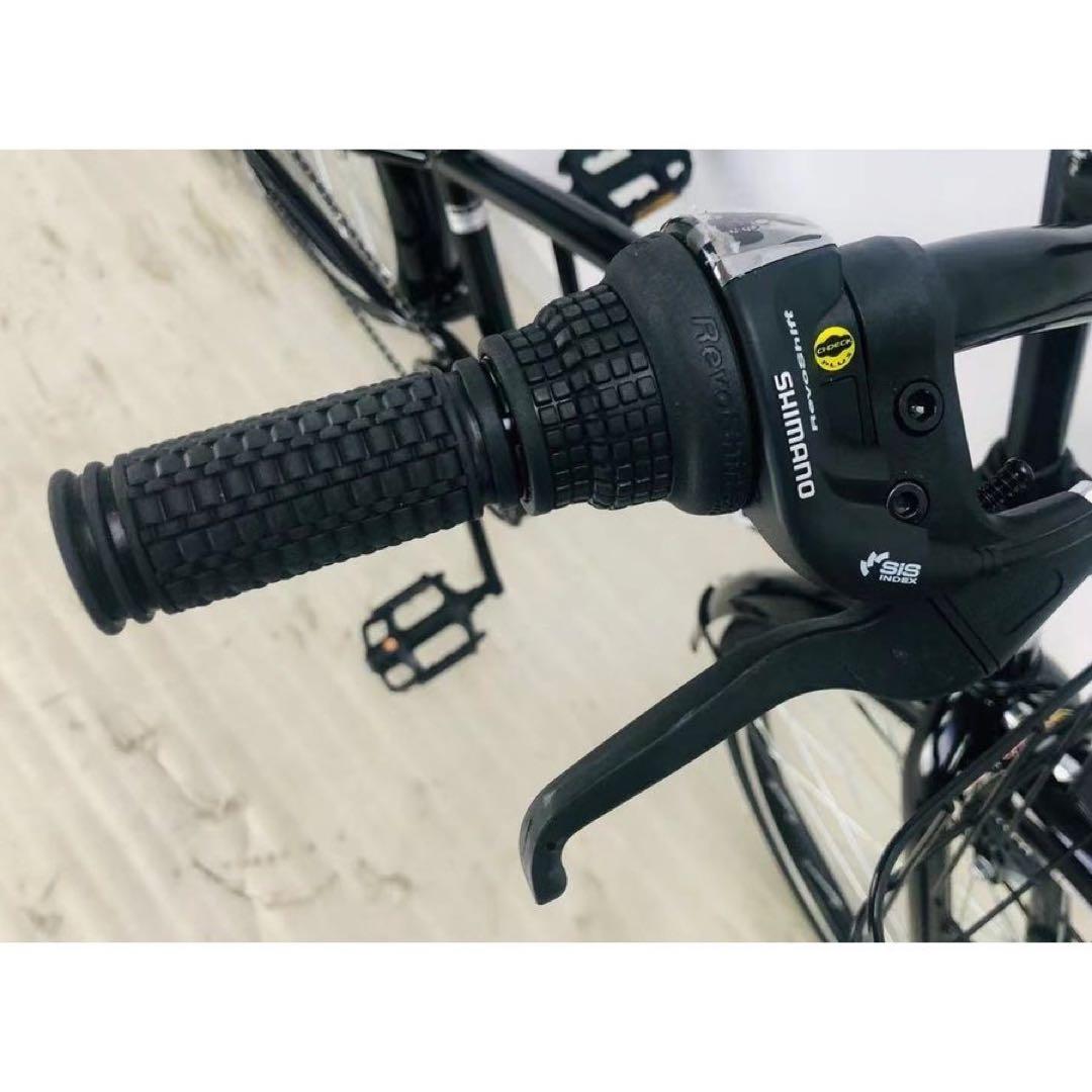 自転車 シティサイクル クロスバイク 新品キッズ ジュニア 24シマノ 6段変速