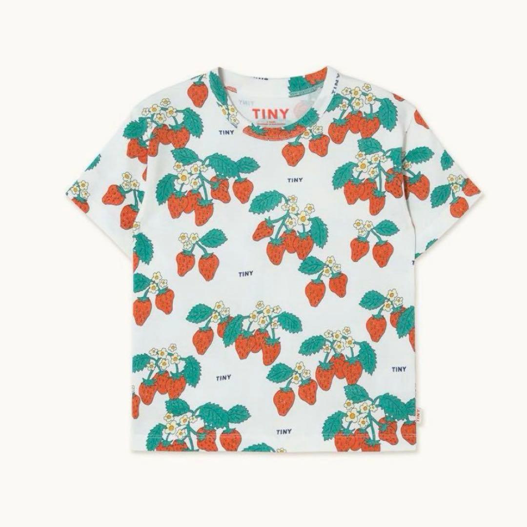 TINYCOTTONS STRAWBERRIES TEE 3y 半袖Tシャツ