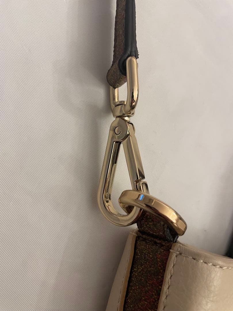 ❷美品 ETRO エトロ 2way バッグ ペイズリー柄トリムレザー