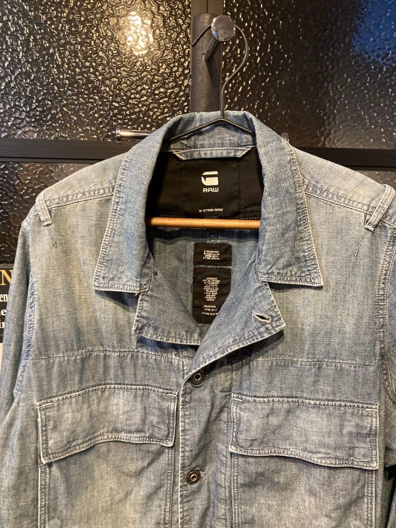 G-STAR RAW デニムジャケット　ミリタリー　ＸＬ　定価:28600円