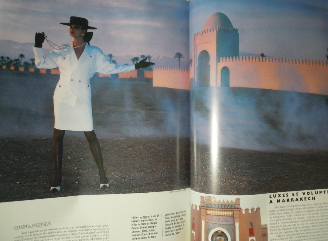 １９８７年　VOGUEフランス ２月号
