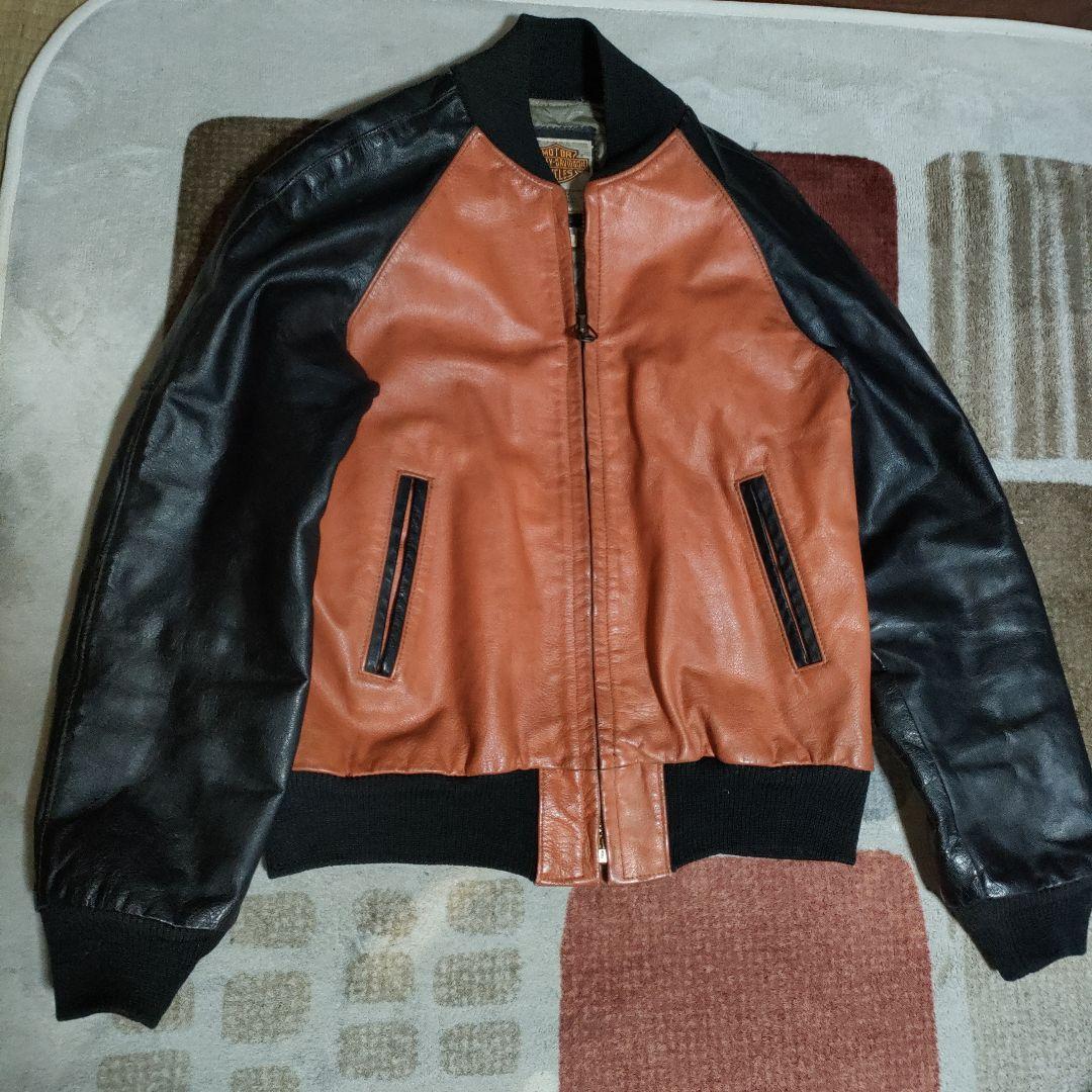 レアなUSA製Harley-Davidson 本革スタジャンレザージャケット M