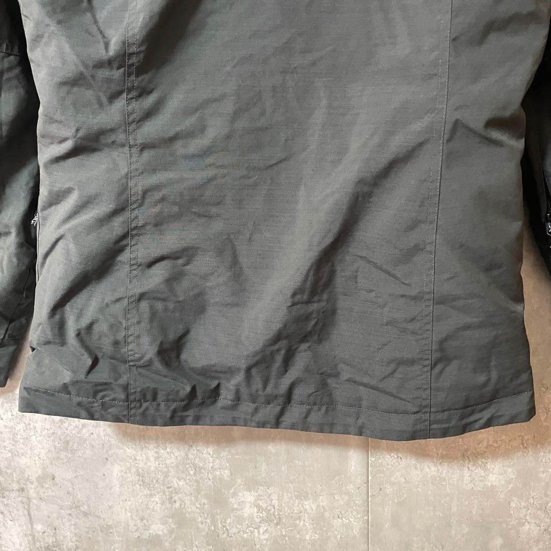 Burtonバートンスキーウェアスノーボードジャケットパーカーフード付灰色グレー