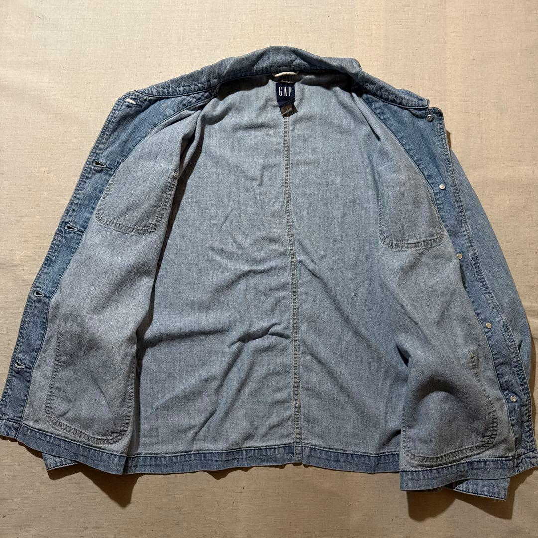 00s OLD GAP オールドギャップ デニム カバーオール 薄手 XL