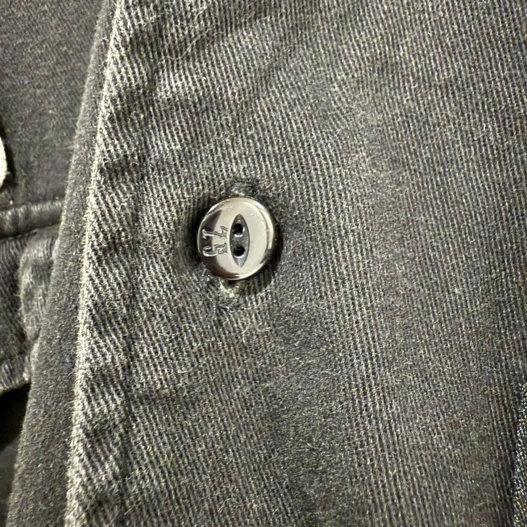 VANSON バンソン　デニムジャケット　スカル　クロスボーン　コットン　黒　L