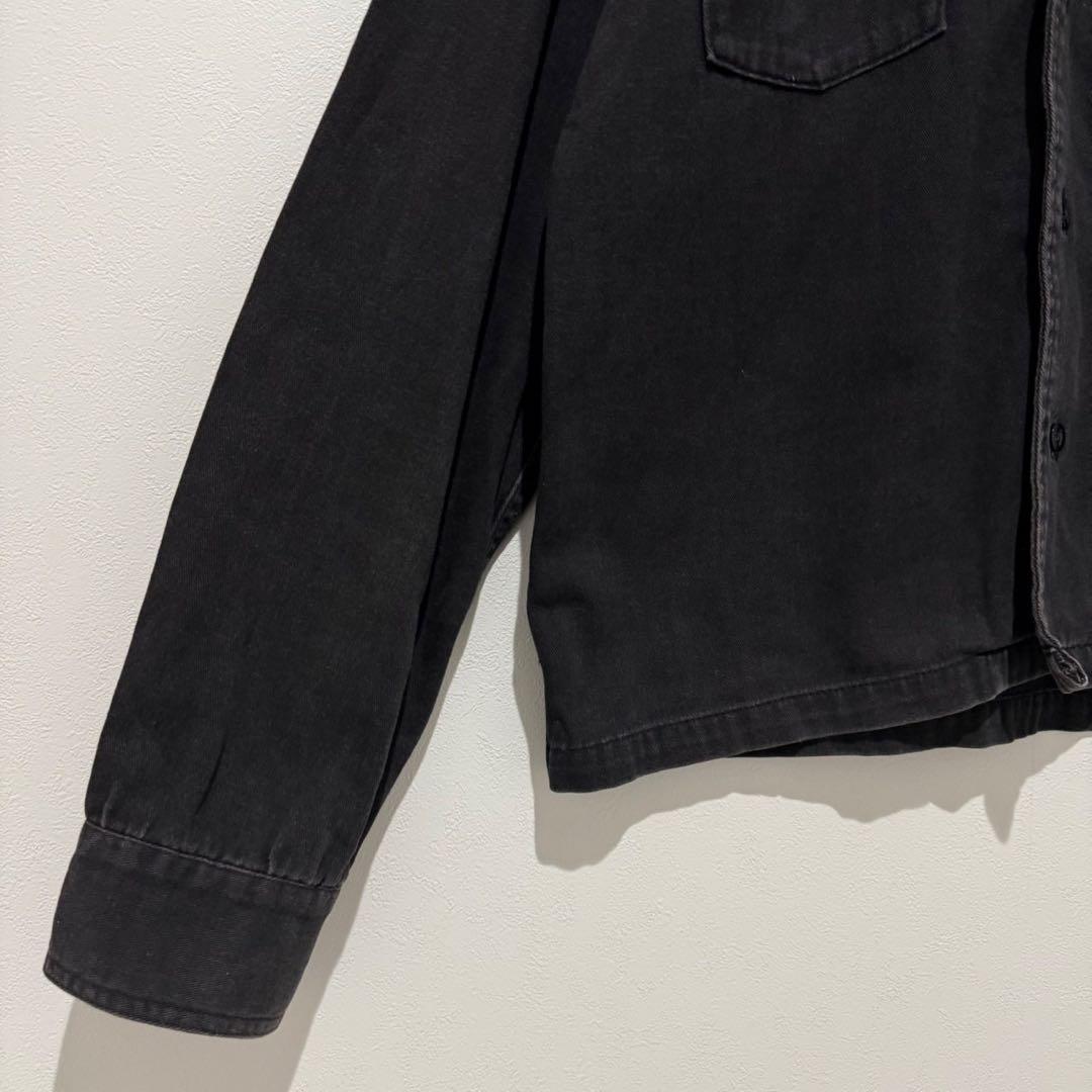 VANSON バンソン　デニムジャケット　スカル　クロスボーン　コットン　黒　L