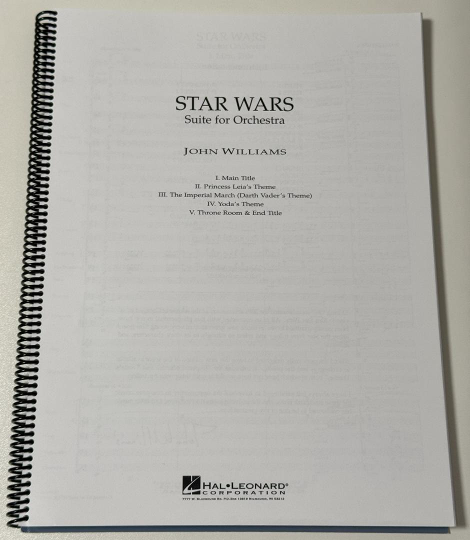 スターウォーズスコア STAR WARS Suite for Orchestra
