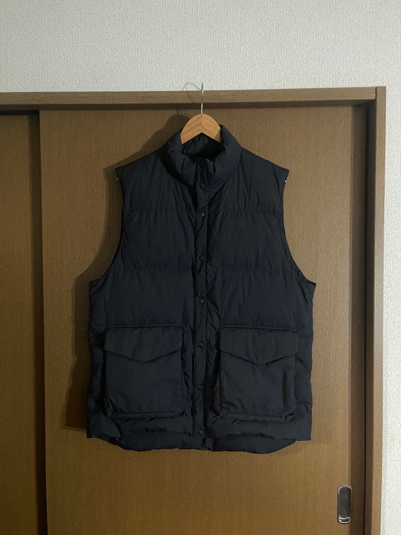  peak リサイクルナイロン　ダウンベスト　スノーピーク　古着