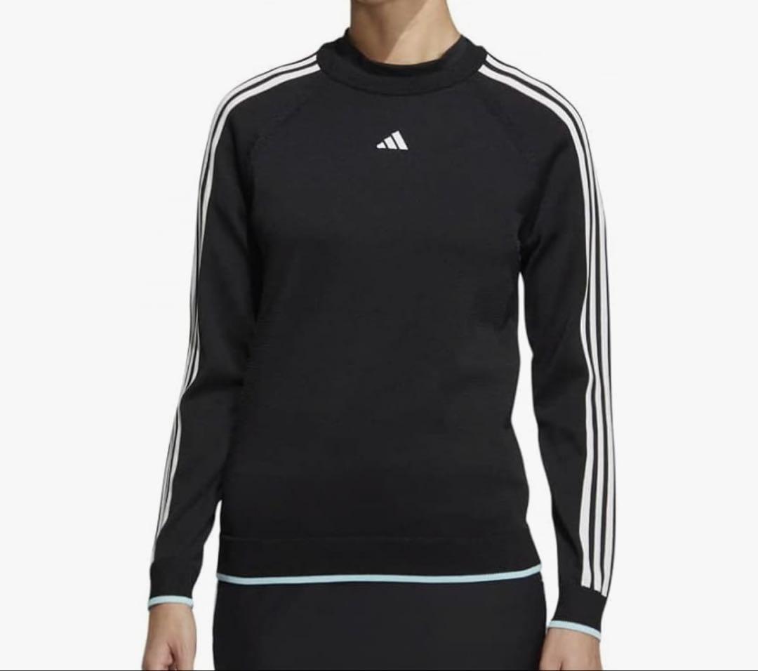 新品adidasゴルフモックネックニット　プリーツスカートセットアップ春夏コーデ