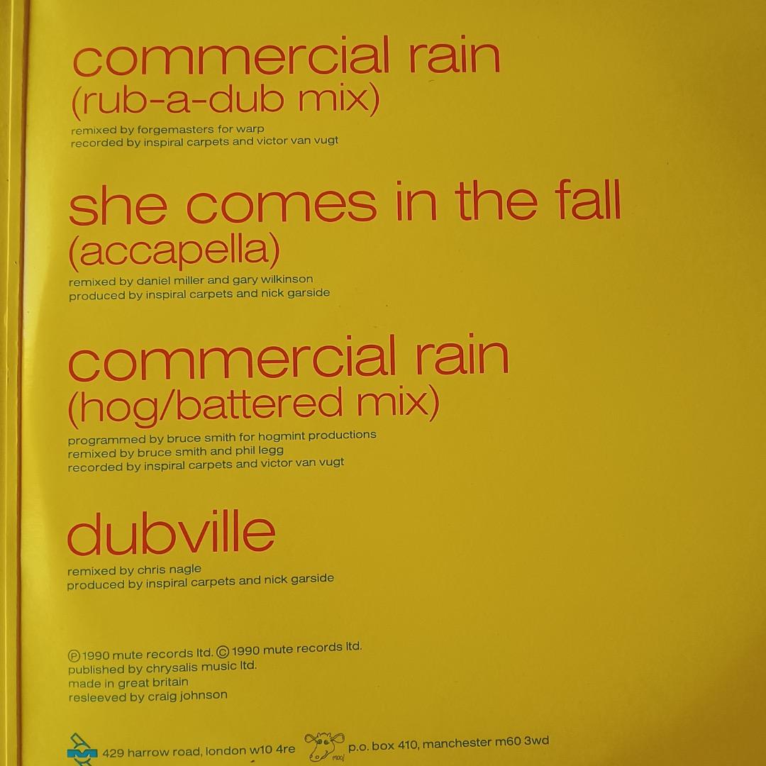 洋楽 Commercial Rain 12\"/Inspiral Carpets