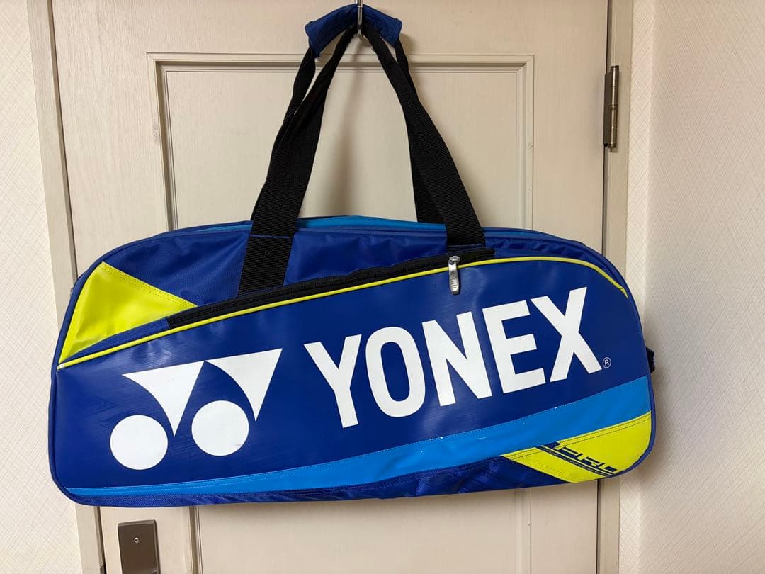 YONEX バドミントンバッグ 青/黄