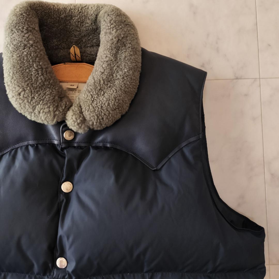 ロッキーマウンテンフェザーベッド クリスティベスト 42 XL ネイビー 別注
