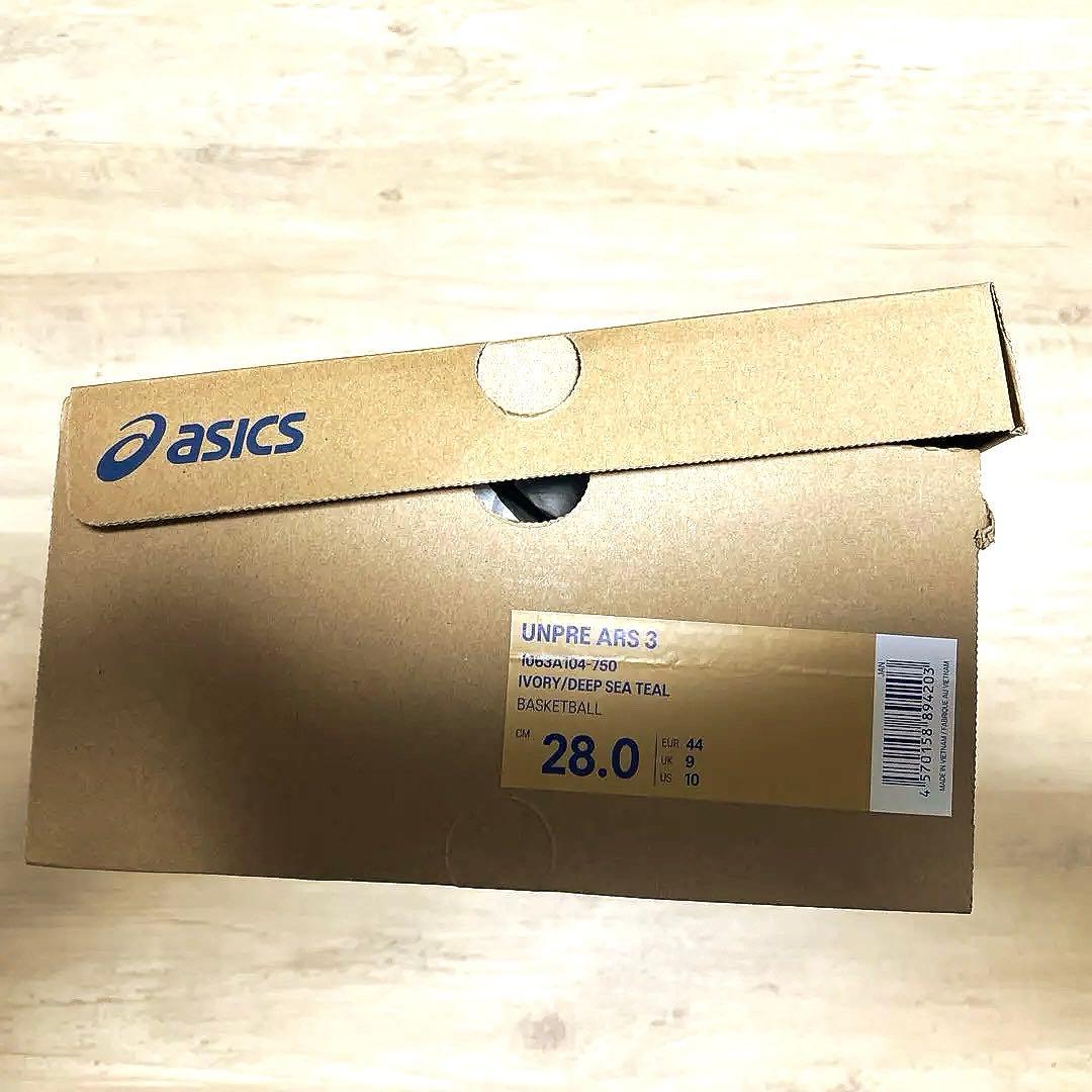 新品未使用　アシックス UNPRE ARS 3 28cm バッシュ