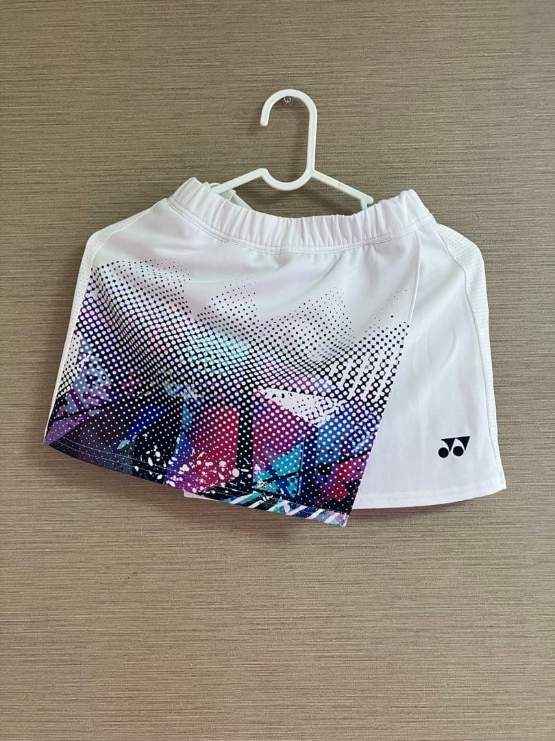 YONEX グラフィックTシャツ JP S ホワイト/パープル