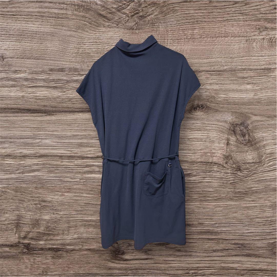 未使用★Munsingwear ゴルフ　ネイビー ワンピース Lサイズ