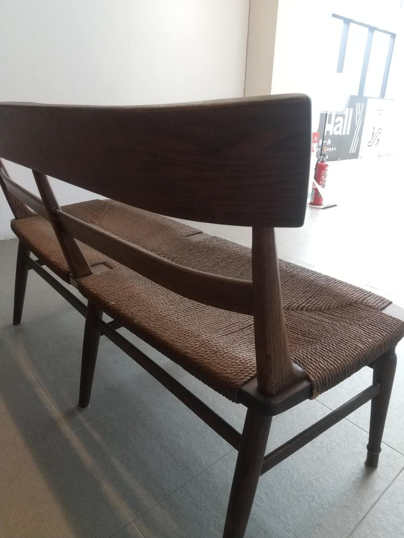 如月セール■美品■飛騨家具 柏木工 無垢材 ダイニングベンチ椅子