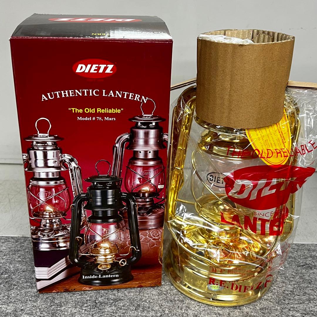 新品　DIETZ デイツ78 真鍮 ハリケーンランタン ゴールドブラス デイツ