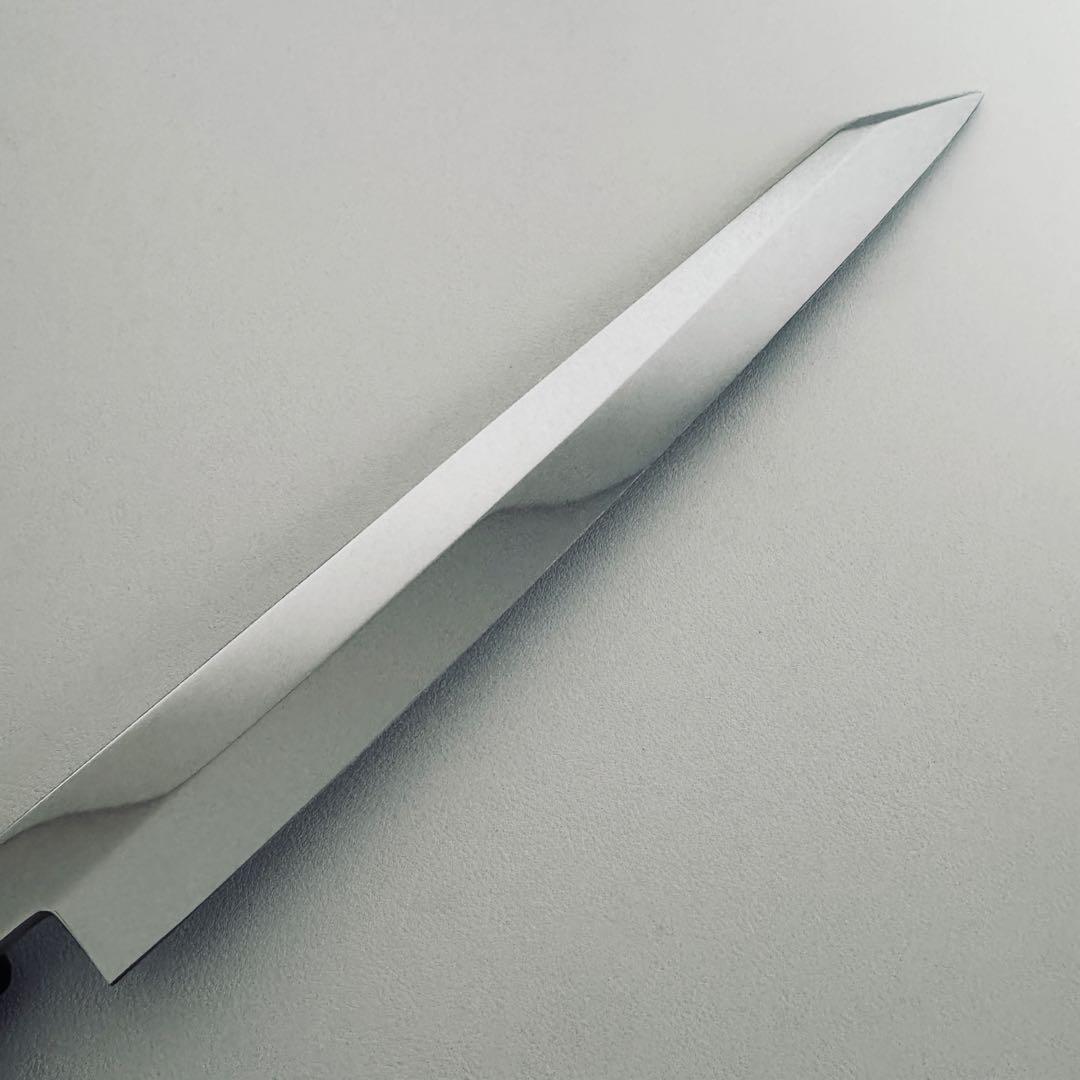 【特価限定】270mm 切付柳刃包丁 鏡面　黒檀八角柄 刺身包丁 全鋼 n